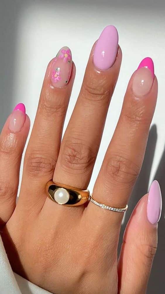 24+ Cute Baby Pink Nail Designs 2023