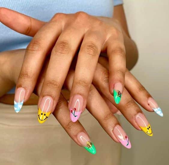 42+ Smiley Face Nail Design 2023