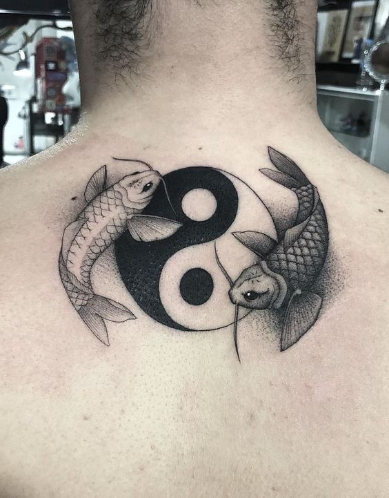 54+ Trendy Black and grey koi fish tattoo designs