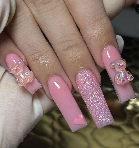 24+ Cute Baby Pink Nail Designs 2023