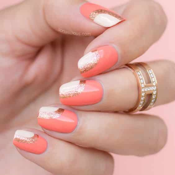60+ Peach Nail Designs 2023