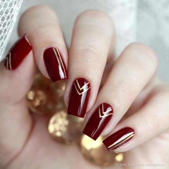 50+ Unique Maroon Nail Designs 2023