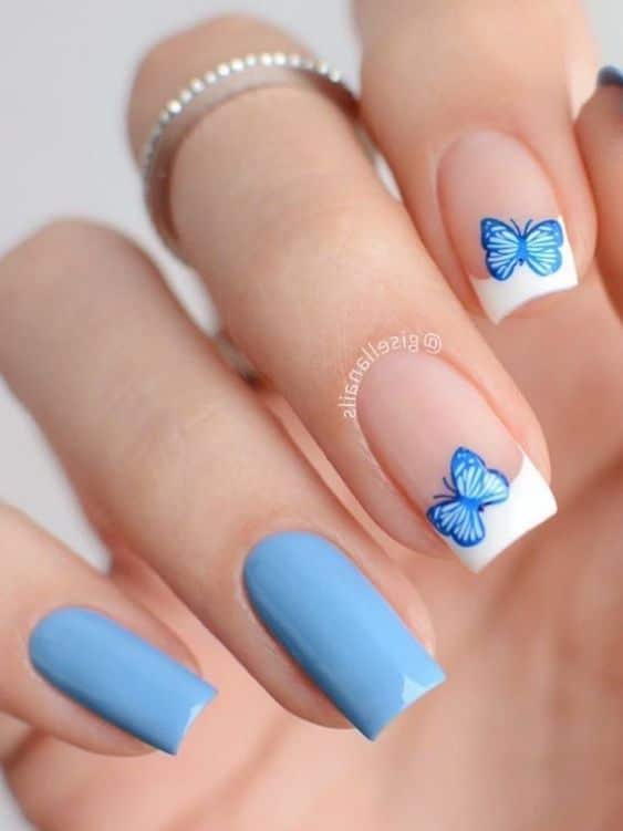 50+ Stunning Blue Nail Designs 2023