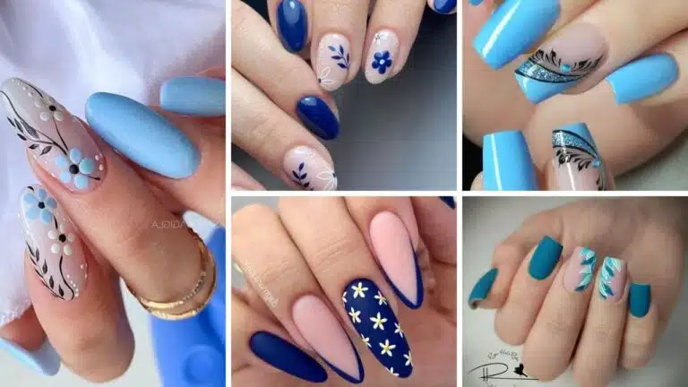 50+ Stunning Blue Nail Designs 2024