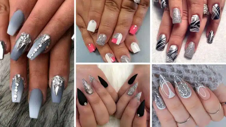 33+ Stunning Silver Nail Designs To Try In 2024