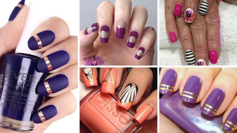 31+ Trendy Nail Designs With Stripes 2023