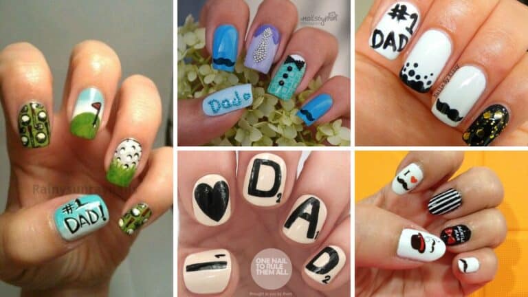 18+ Latest Father’s Day Nail Designs 2024