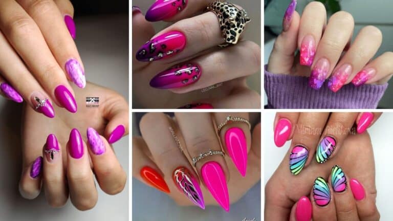 50+ Latest Purple And Pink Nail Designs 2023