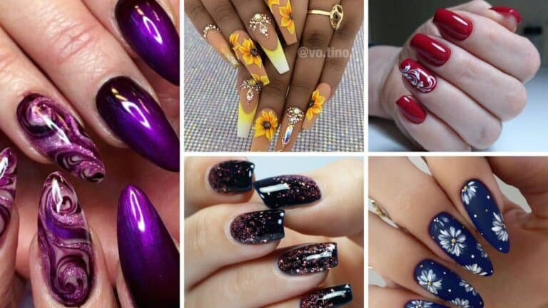 50+ Beautiful Dark Nail Designs 2023