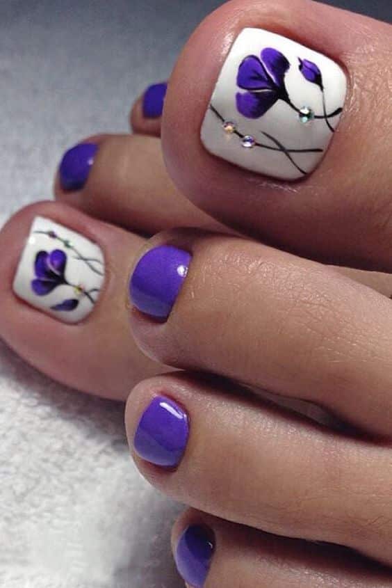 18+ Toe Nail Art Designs & Ideas