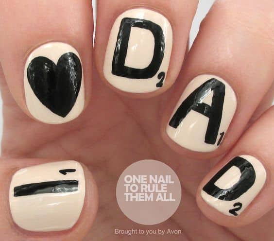 18+ Latest Father's Day Nail Designs 2023