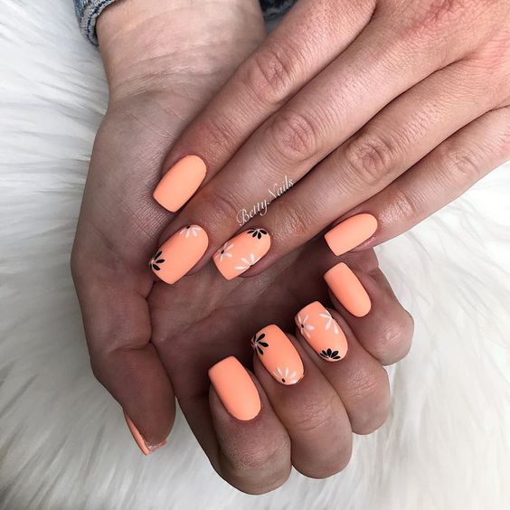 60+ Peach Nail Designs 2023