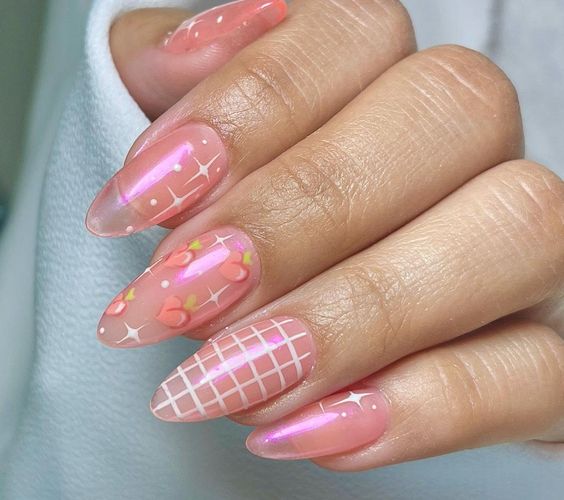 60+ Peach Nail Designs 2023