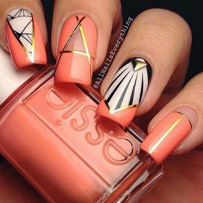 31+ Trendy Nail Designs With Stripes 2023