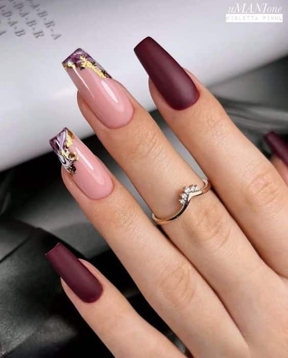 50+ Unique Maroon Nail Designs 2023