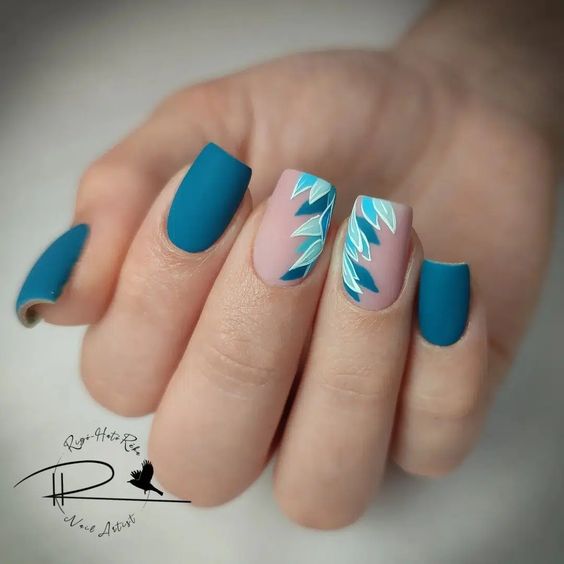 50+ Stunning Blue Nail Designs 2023