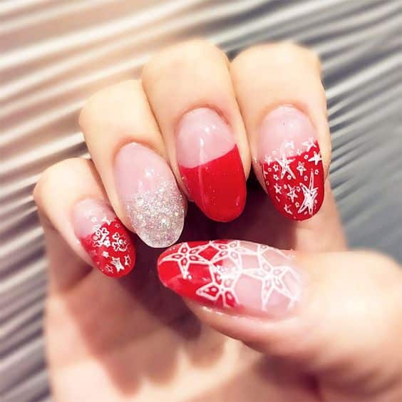 24+ Trendy Nail Designs Red And White 2023