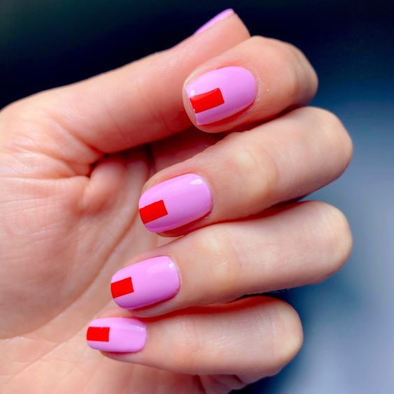 60+ Latest Red And Pink Nail Designs 2023