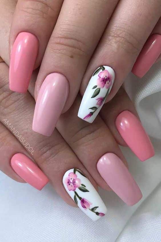 24+ Cute Baby Pink Nail Designs 2023