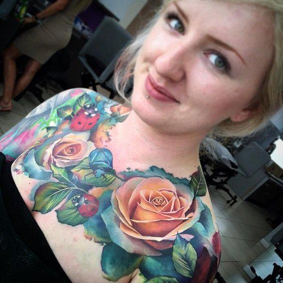 60+ Stunning Tattoo Designs For Women Chest 2023