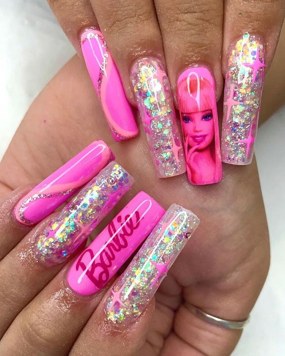 100+ Stunning Barbie Nail Designs 2023