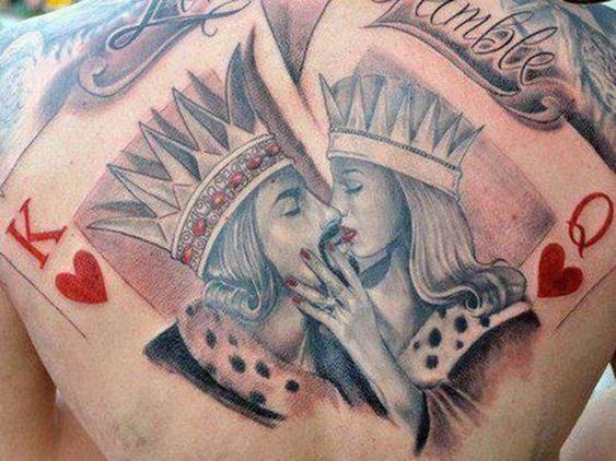 40 King and Queen Tattoos for Lovers That Kick Ass