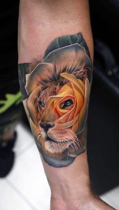 60+ Stunning Lion Tattoo For Women 2023