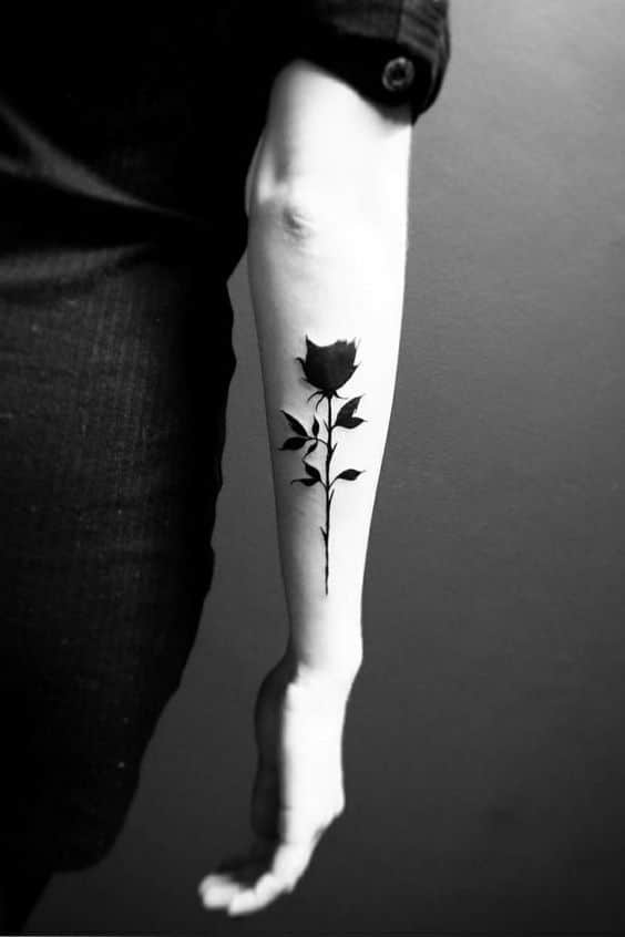55+ Beautiful Black Rose Tattoo Designs 2023