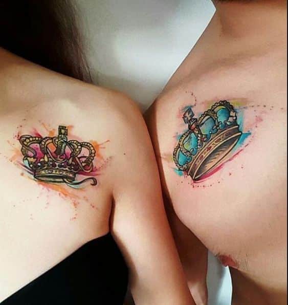 UPDATED 44 Impressive King and Queen Tattoos