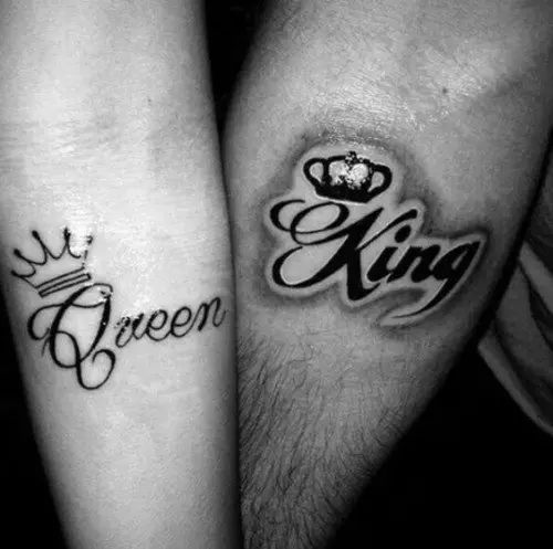 Tattoo uploaded by Contrast Ink Tattoo  Her king  His queen tattoo  kingandqueen tattoo tattoodo welovegreatink ink contrastinktattoo  sandefjord tattoostudio tattoobyarildflatebo trend trendytattoo   Tattoodo