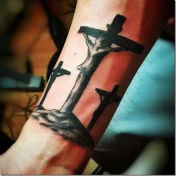 Three Cross Tattoo Designs 