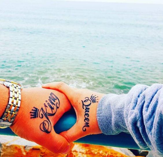 40 King and Queen Tattoos for Lovers That Kick Ass