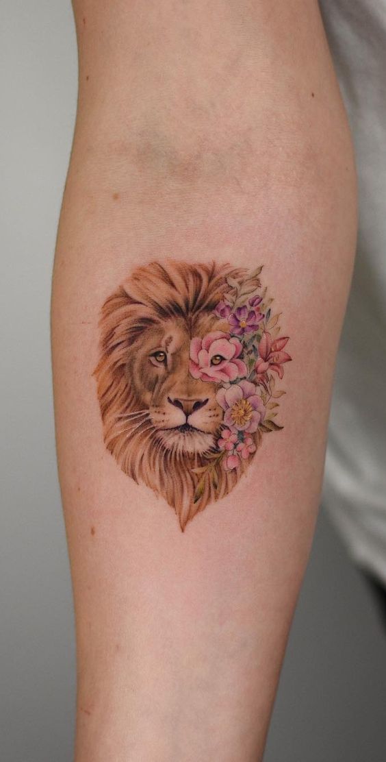 60+ Stunning Lion Tattoo For Women 2023