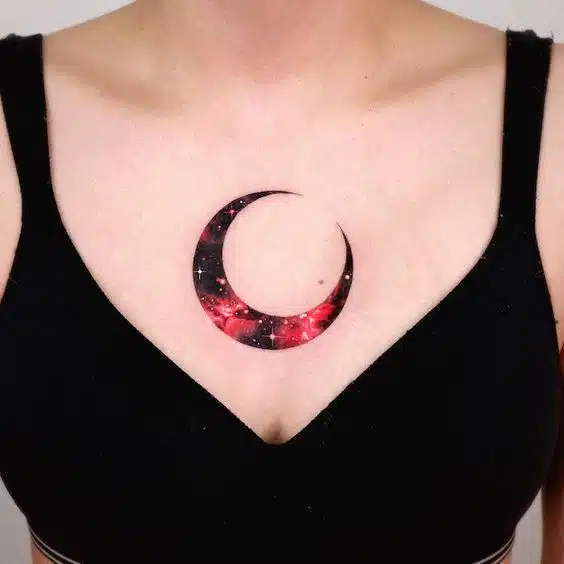 50+ Beautiful Simple Moon Tattoo Designs 2023