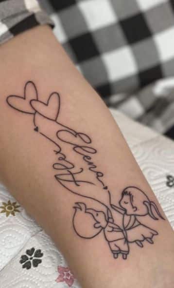 40Unique Baby Name Tattoo Ideas For Parents