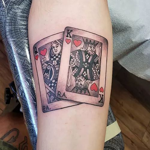 Discover more than 80 king and queen tattoos cards  thtantai2