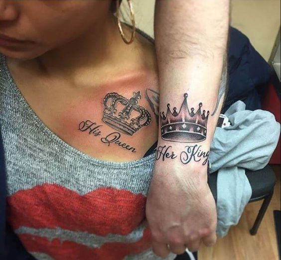 85 MindBlowing King  Queen Tattoos And Their Meaning  AuthorityTattoo