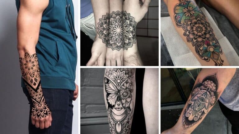 33+ Beautiful Forearm Mandala Tattoo Designs 2023