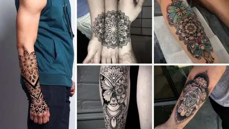 33+ Beautiful Forearm Mandala Tattoo Designs 2024
