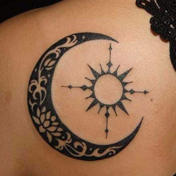 50+ Beautiful Simple Moon Tattoo Designs 2023