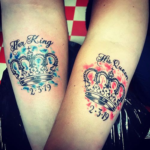 35 MindBlowing King and Queen Tattoo Design With Meaning