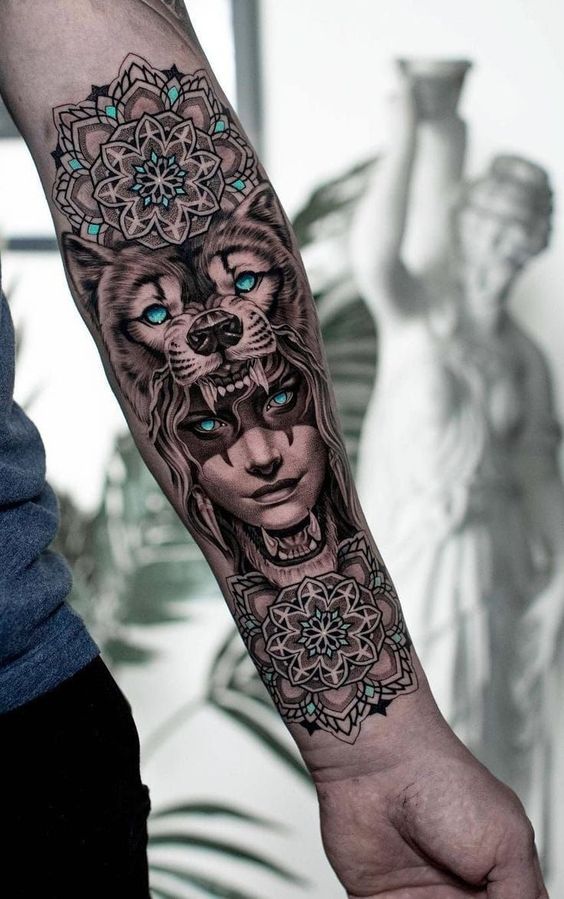 33+ Beautiful Forearm Mandala Tattoo Designs 2023