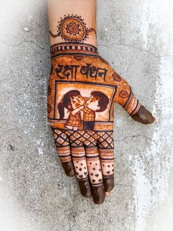 45+ Latest Raksha Bandhan Mehndi Design 2023