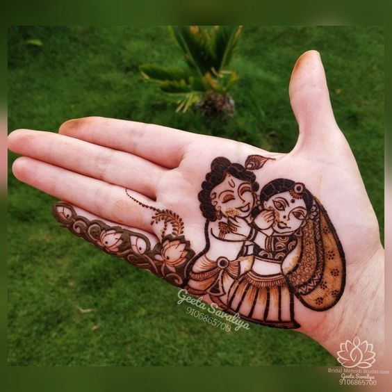 46+ Beautiful Janmashtami Mehndi Designs 2023