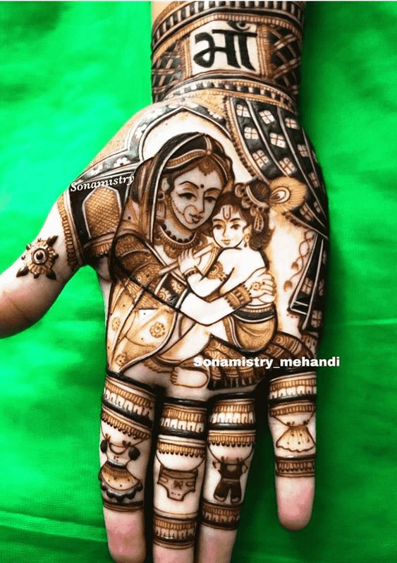 46+ Beautiful Janmashtami Mehndi Designs 2023