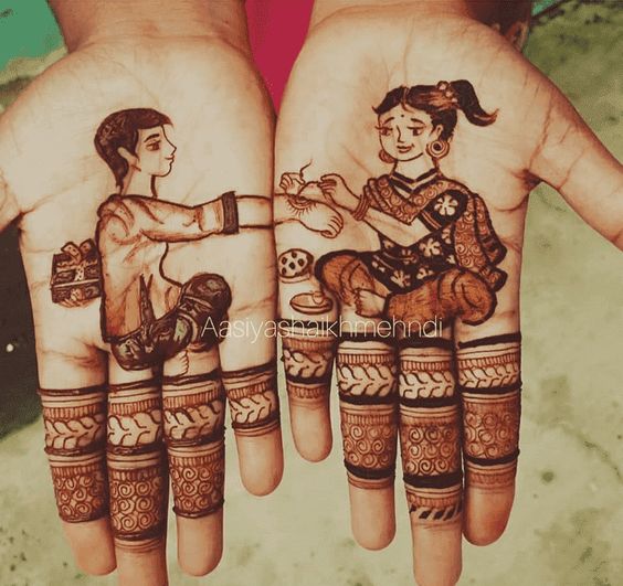 45+ Latest Raksha Bandhan Mehndi Design 2023