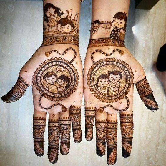 45+ Latest Raksha Bandhan Mehndi Design 2023