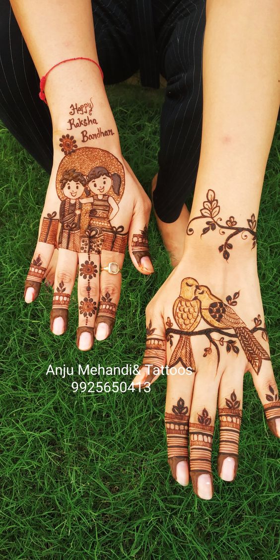 45+ Latest Raksha Bandhan Mehndi Design 2023