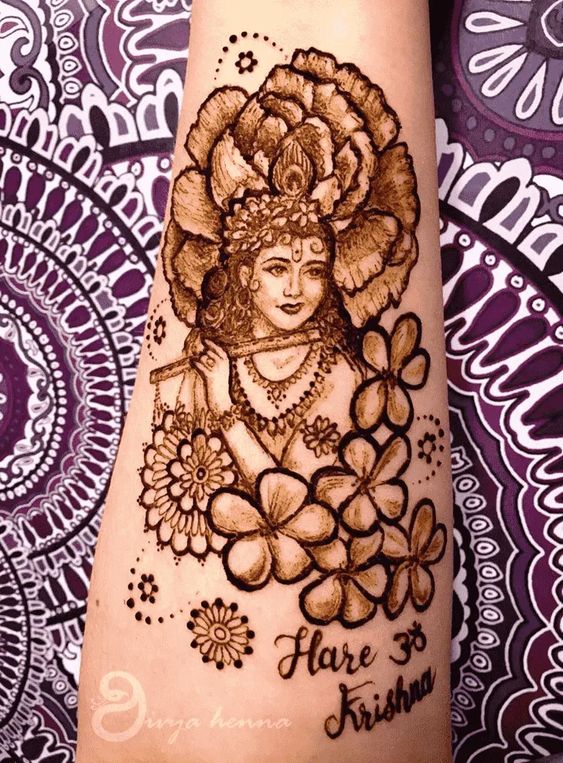 46+ Beautiful Janmashtami Mehndi Designs 2023