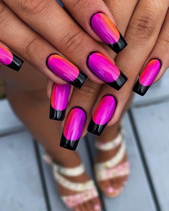 50+ Bright Pink Nail Designs